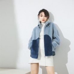Real Fur Coats-2020 Sheep Shearing Wool Jacket