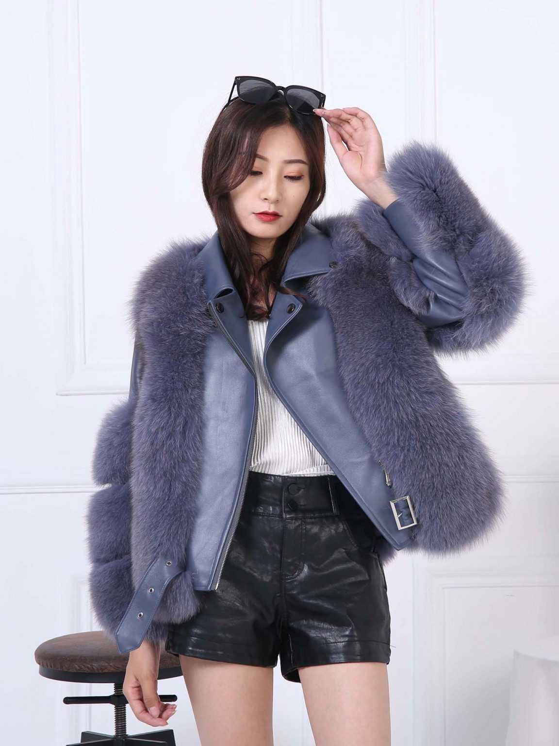 Real Fur Coats Womens Natural Fox Fur Coat - DairyCast